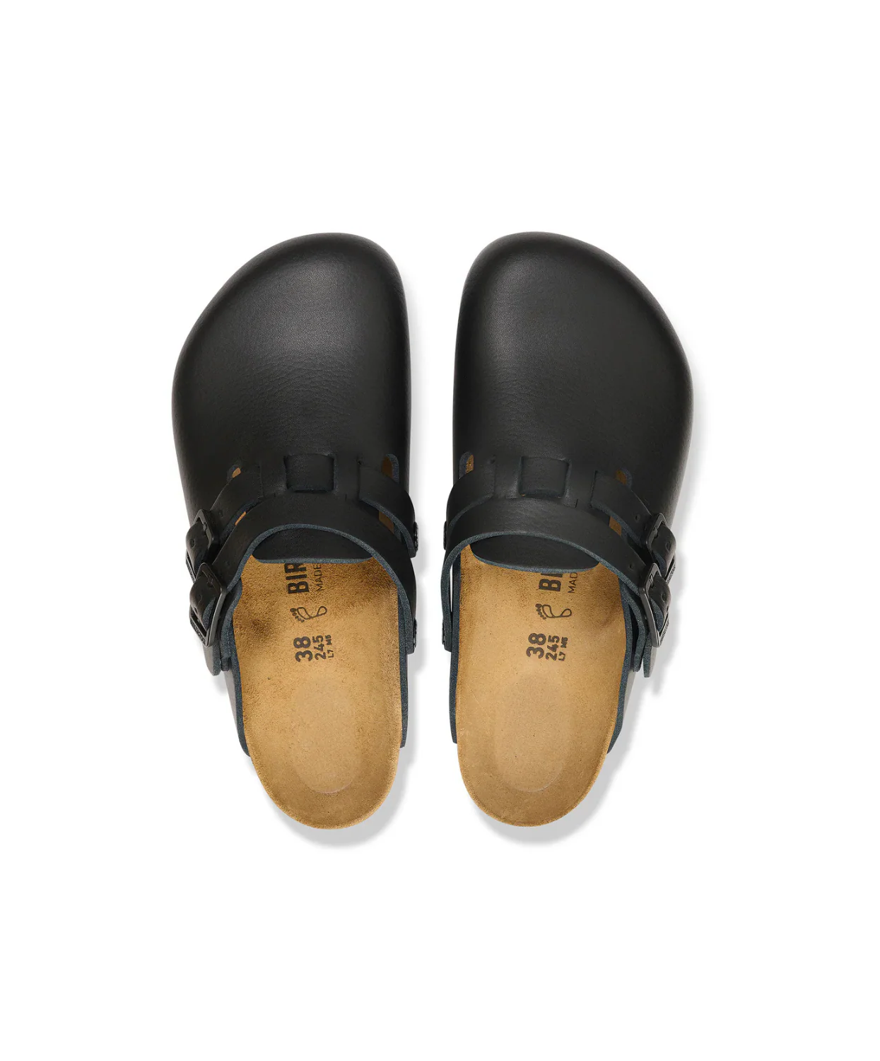 Birkenstock Kay Pro PU Coated/Leather Black Clogs - Image 3