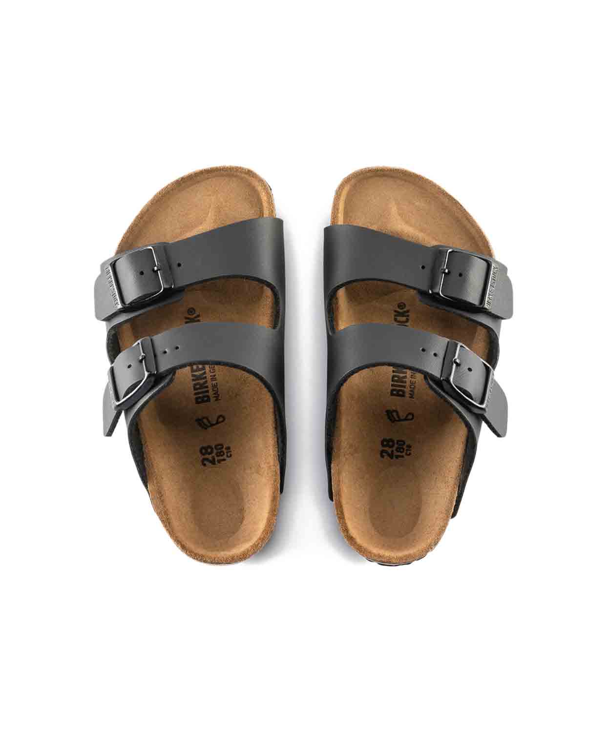 Birkenstock Kids Arizona Birko-Flor Black Sandals - Image 5