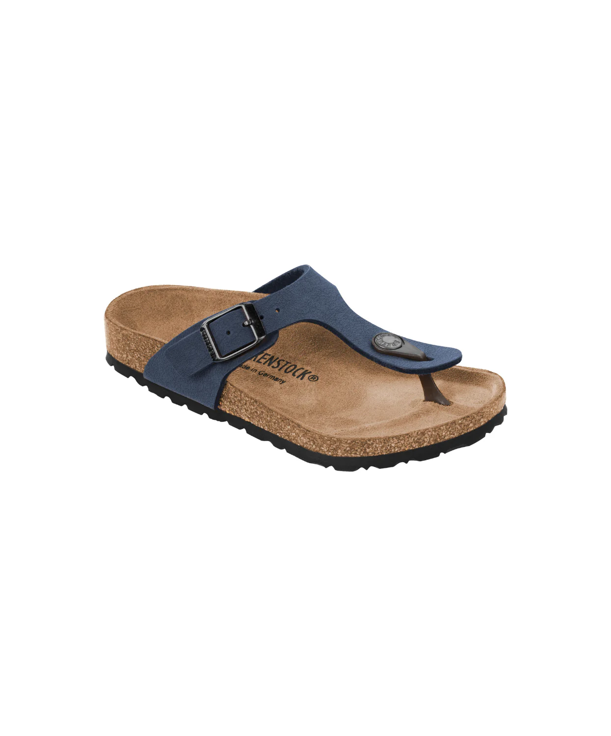 Birkenstock Kids Gizeh BirkiBuc Navy Sandals - Image 4