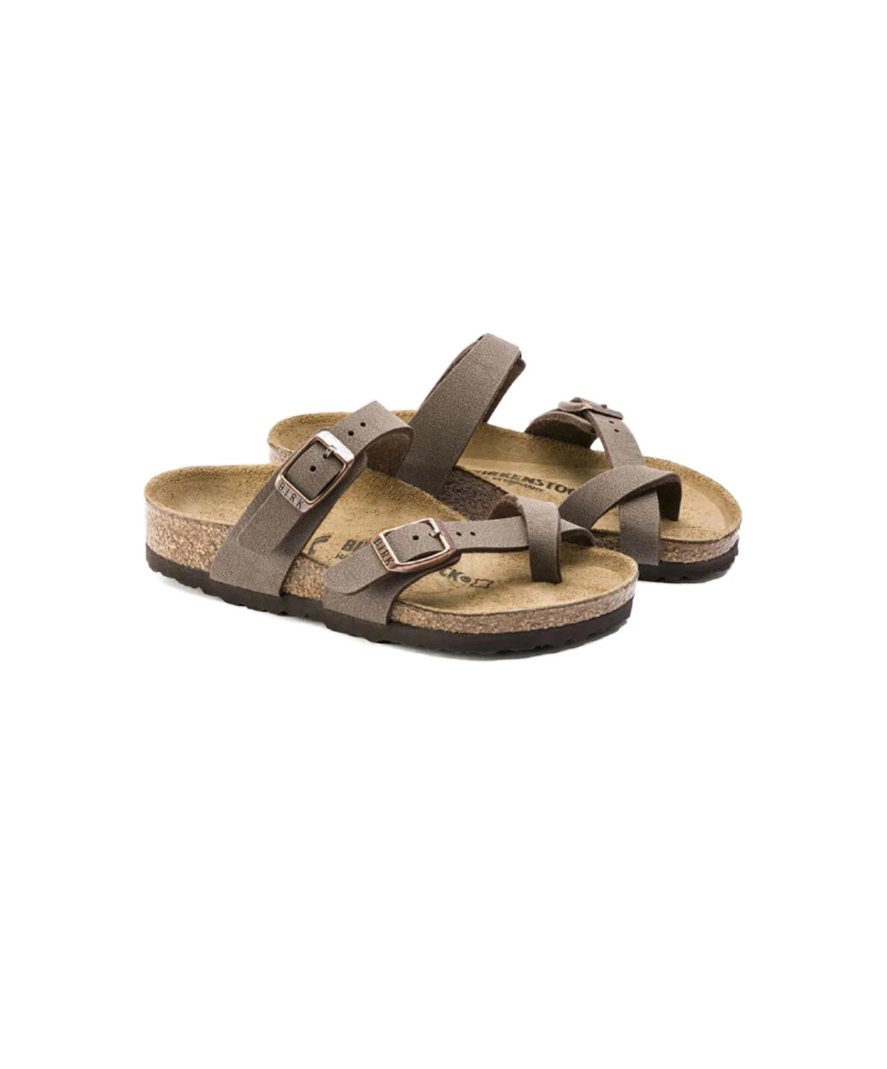 Birkenstock Kids Mayari Birkibuc Mocca Sandals - Image 3