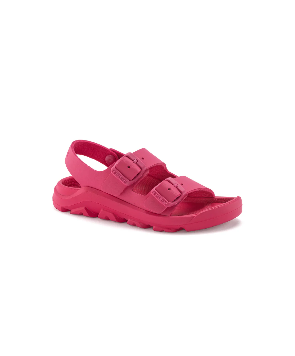 Birkenstock Kids Mogami Birko-Flor Fuchsia Tulip Sandals - Image 2