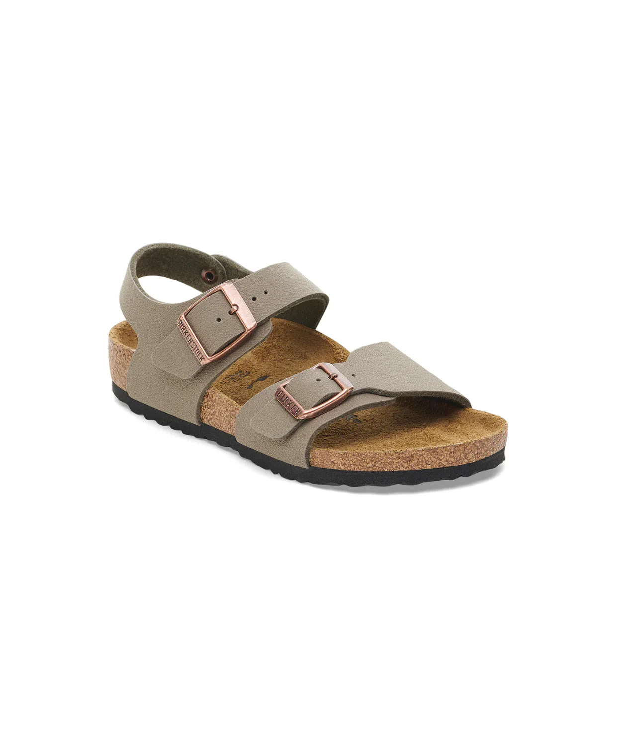 Birkenstock Kids New York BirkiBuc Stone Sandals - Image 2