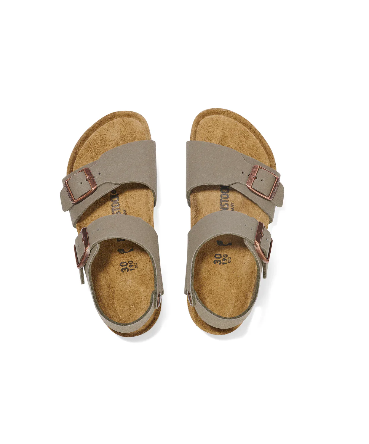 Birkenstock Kids New York BirkiBuc Stone Sandals - Image 3
