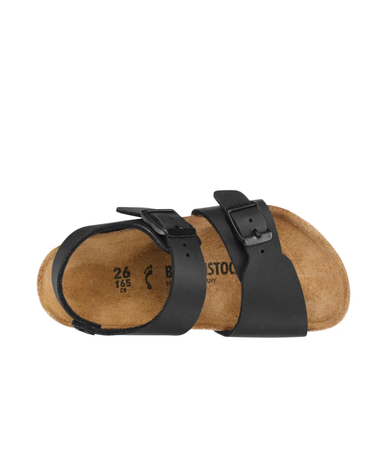 Birkenstock Kids New York Birko-Flor Black Sandals - Image 4