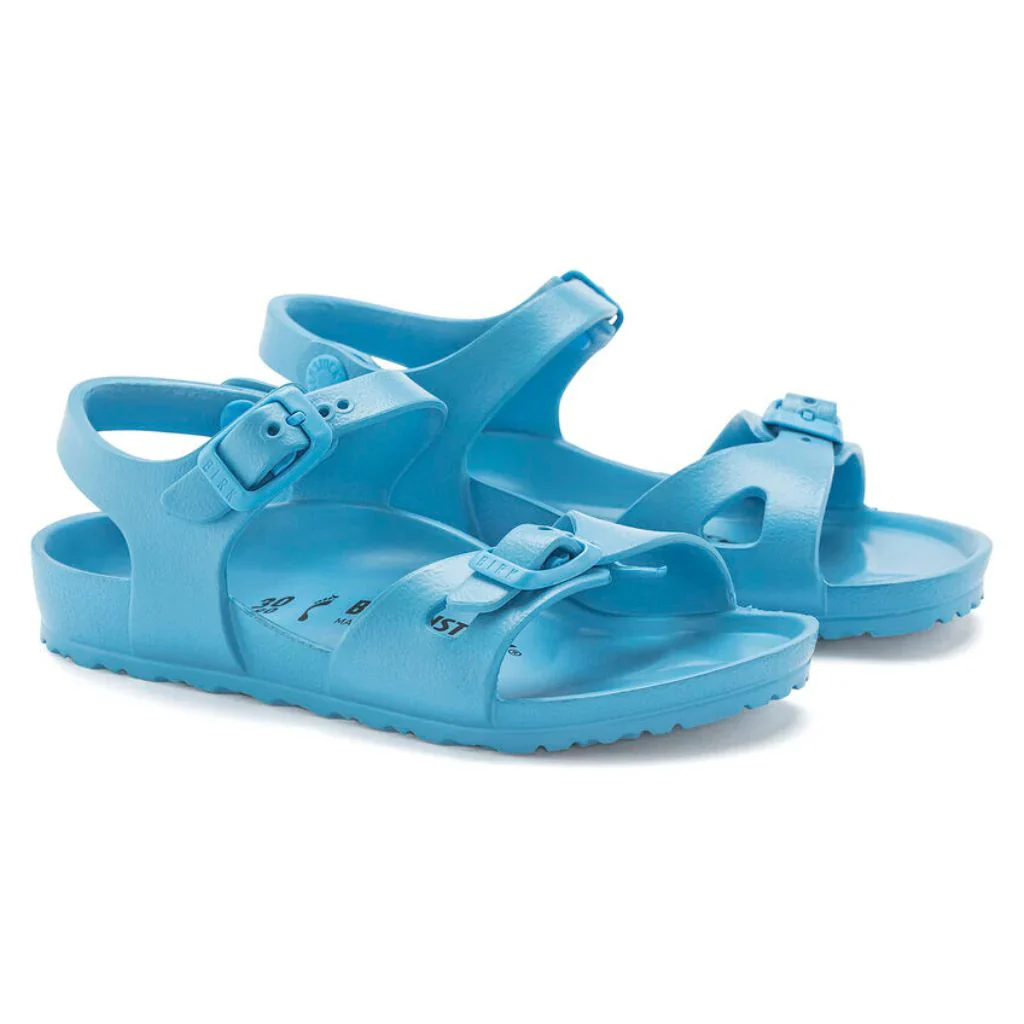 Birkenstock Kids Rio EVA Sky Blue Sandals - Image 3