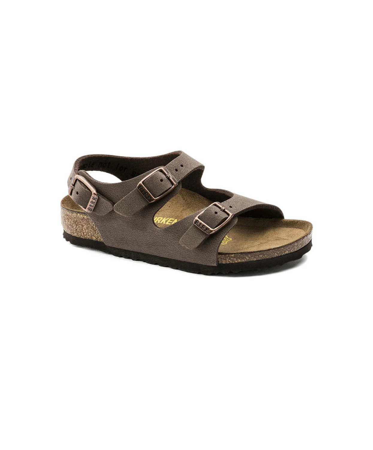 Birkenstock Kids Roma BirkiBuc Mocca Sandals - Image 4