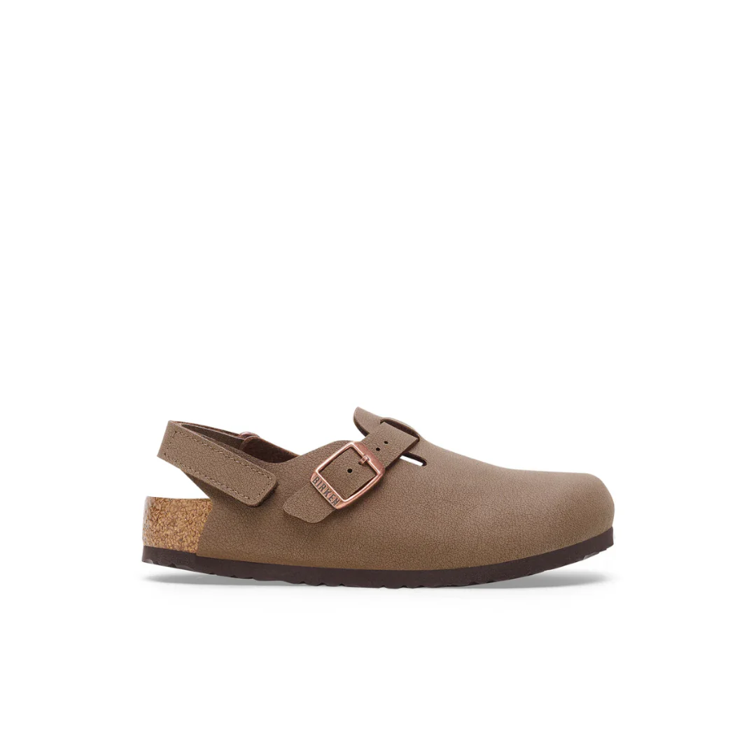 Birkenstock Kids Tokio Adjustable Strap BirkiBuc Mocca Clogs