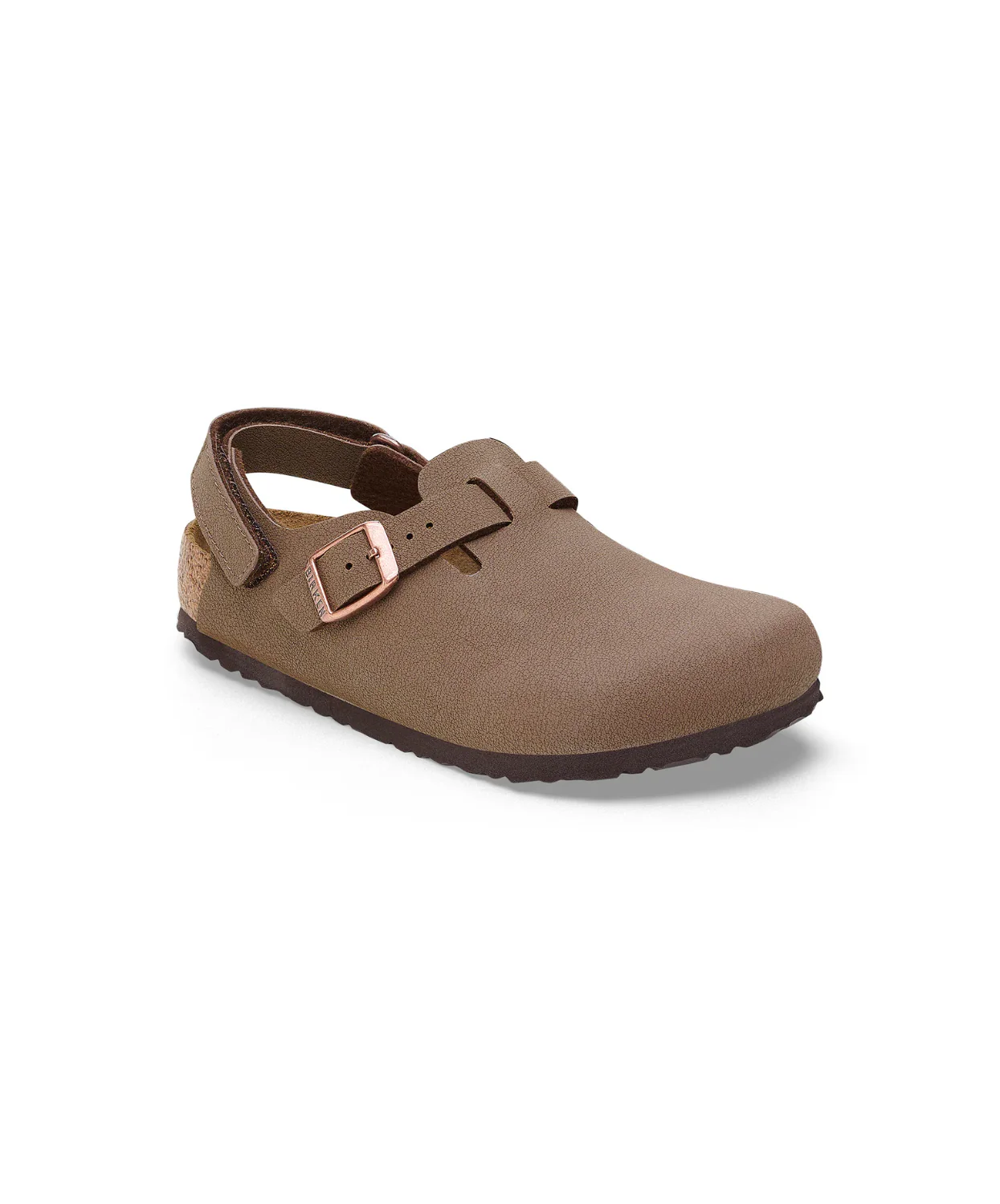 Birkenstock Kids Tokio Adjustable Strap BirkiBuc Mocca Clogs - Image 3
