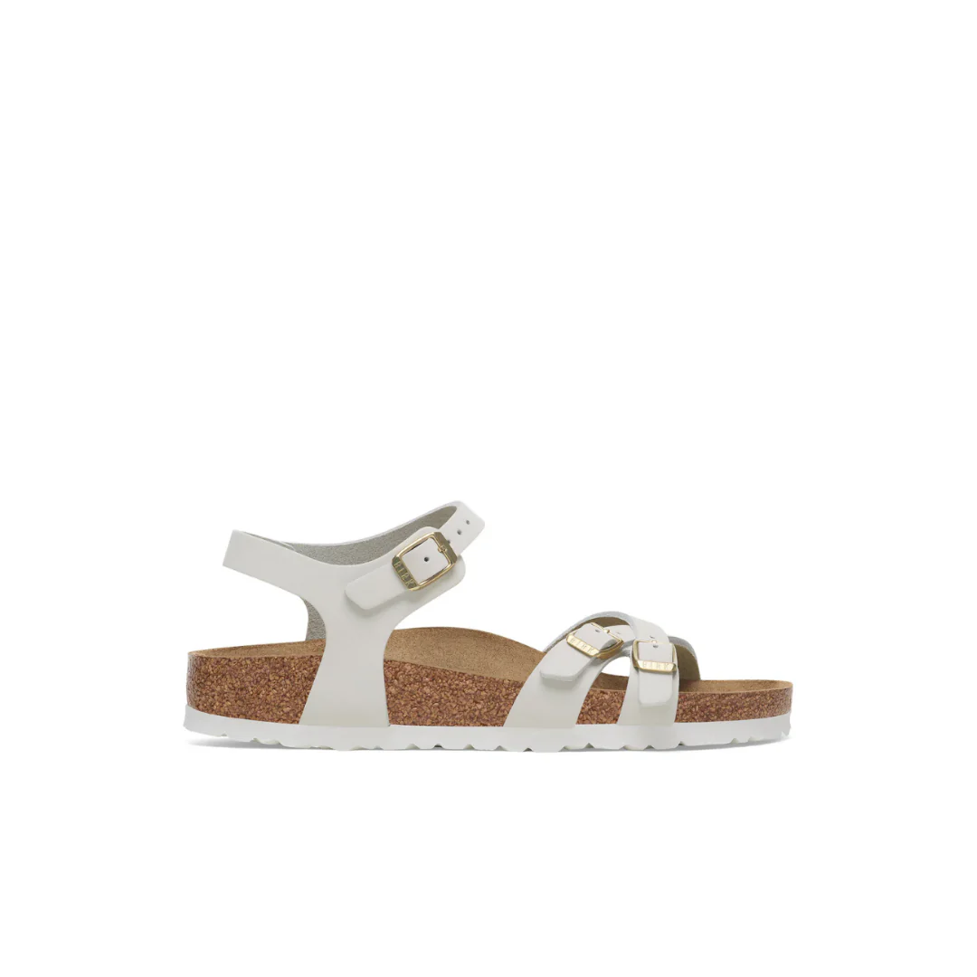 Birkenstock Kumba Nubuck Leather Antique White Sandals