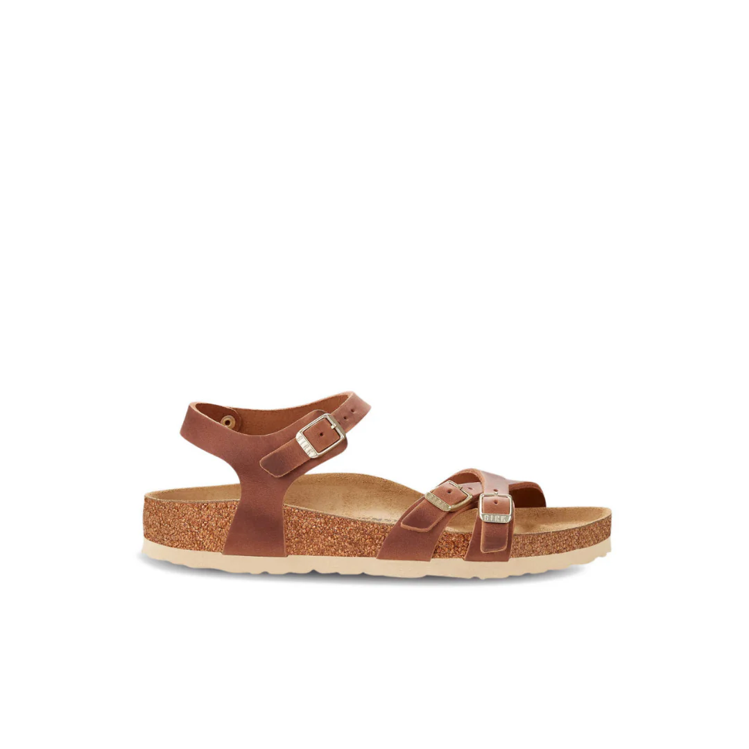Birkenstock Kumba Oiled Leather Cognac Sandals