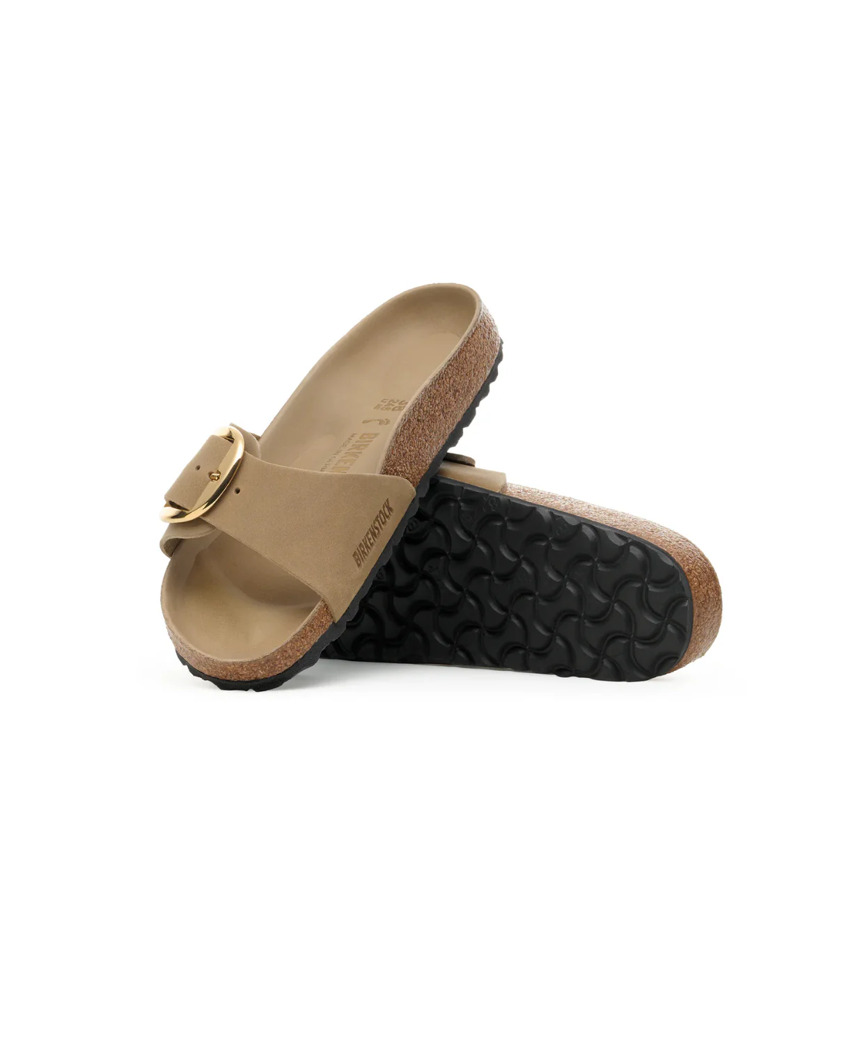 Birkenstock Madrid Big Buckle Oiled Leather Tobacco Brown Sandals - Image 5