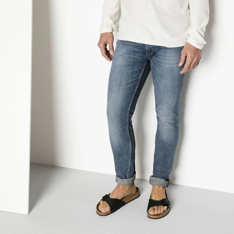 Birkenstock Madrid Birko-Flor Black Sandals - Image 3