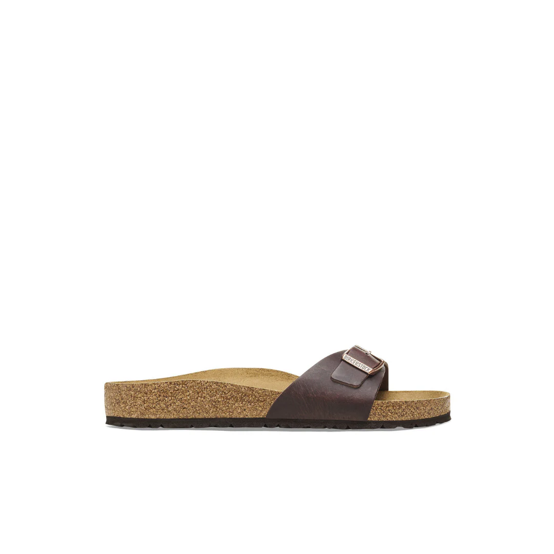 Birkenstock Madrid Oiled Leather Habana Sandals