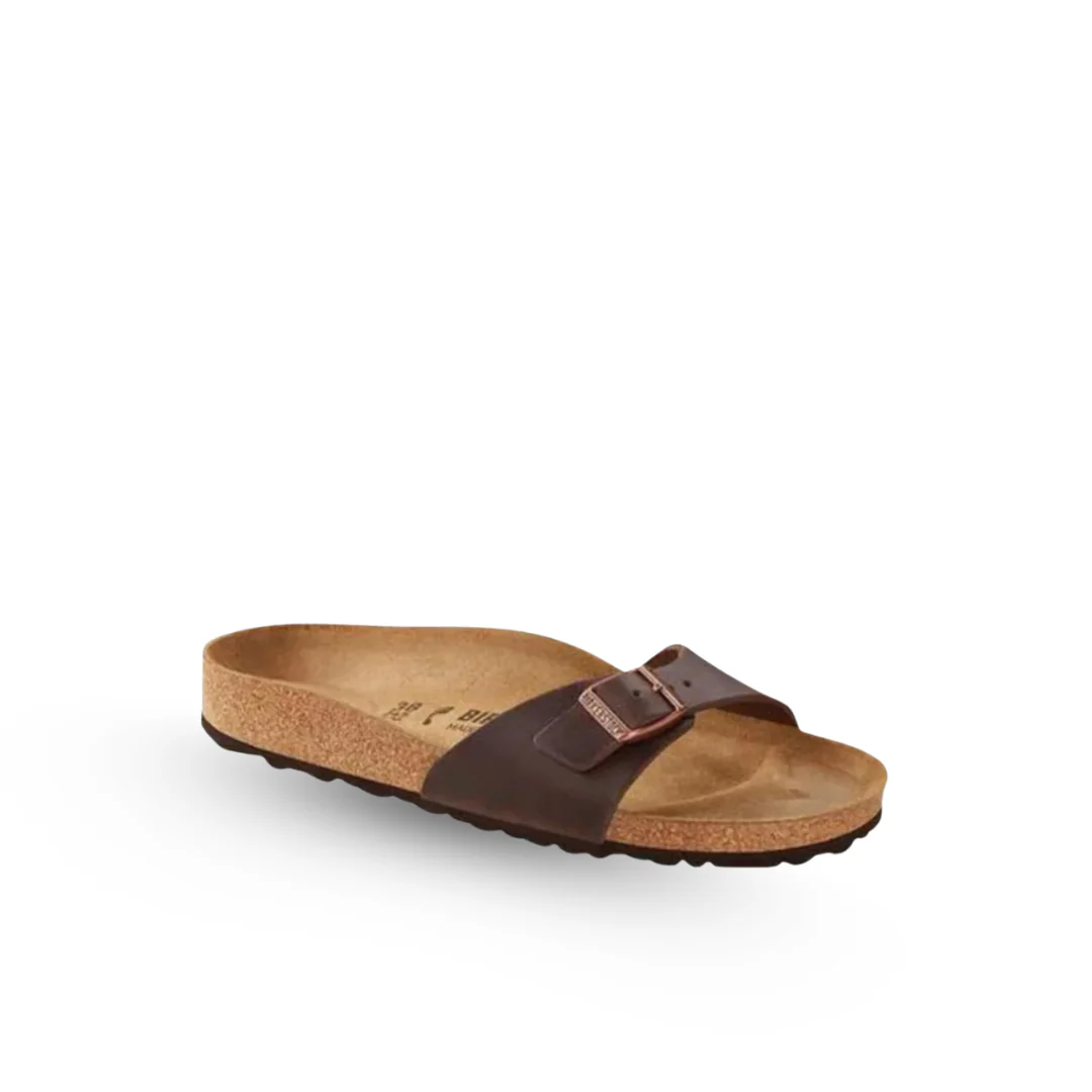 Birkenstock Madrid Oiled Leather Habana Sandals - Image 2