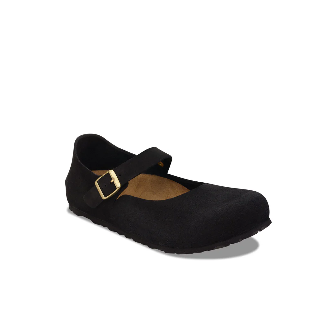 Birkenstock Mantova Suede Leather Black Shoes - Image 4