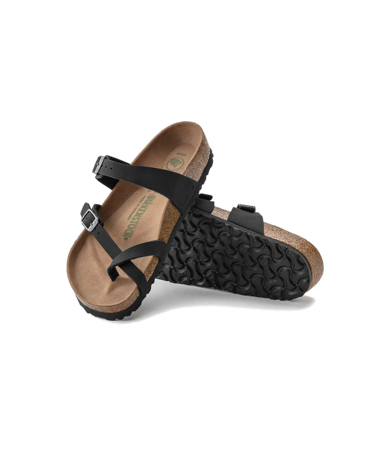 Birkenstock Mayari Birkibuc Earthy Black Vegan Sandals - Image 5