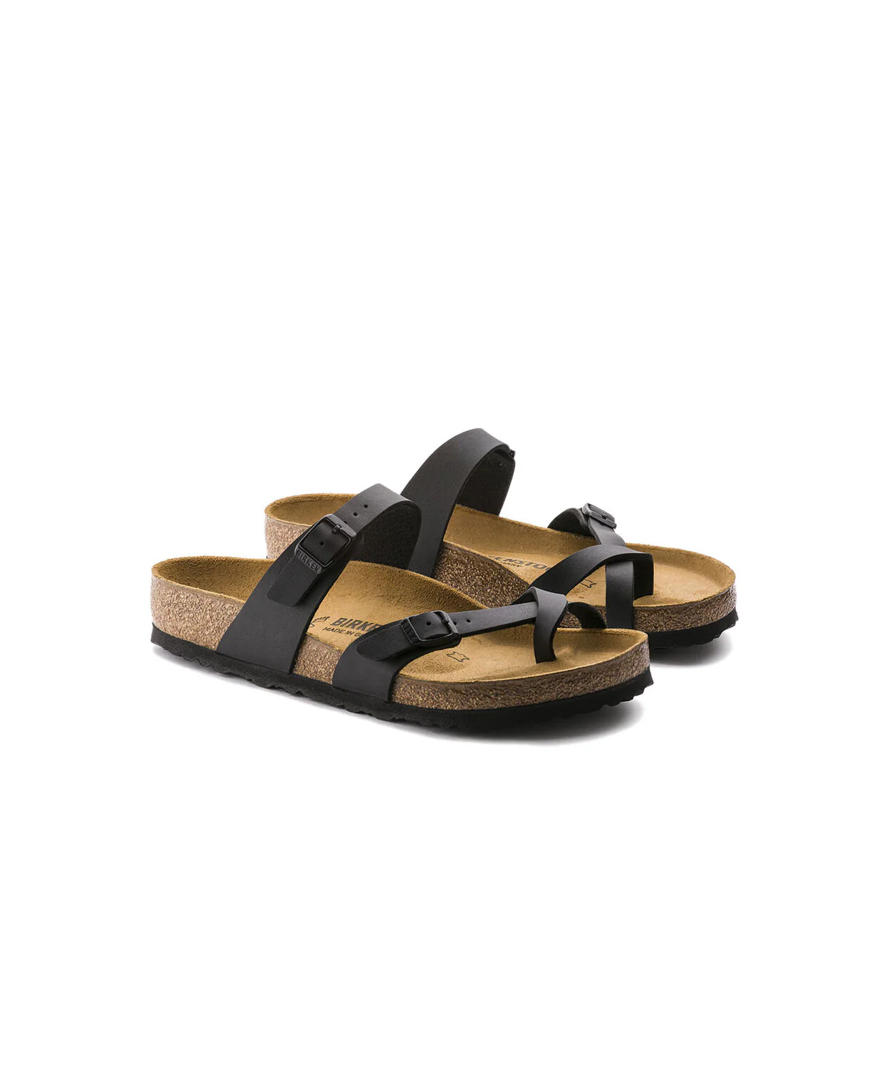 Birkenstock Mayari Birko-Flor Black Sandals - Image 5