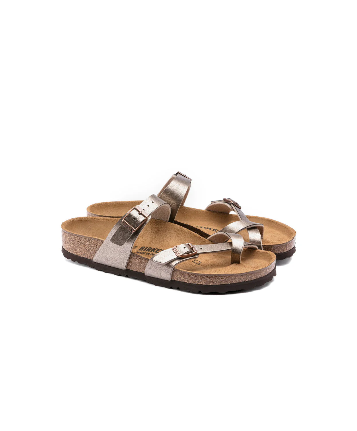 Birkenstock Mayari Birko-Flor Graceful Taupe Sandals - Image 4