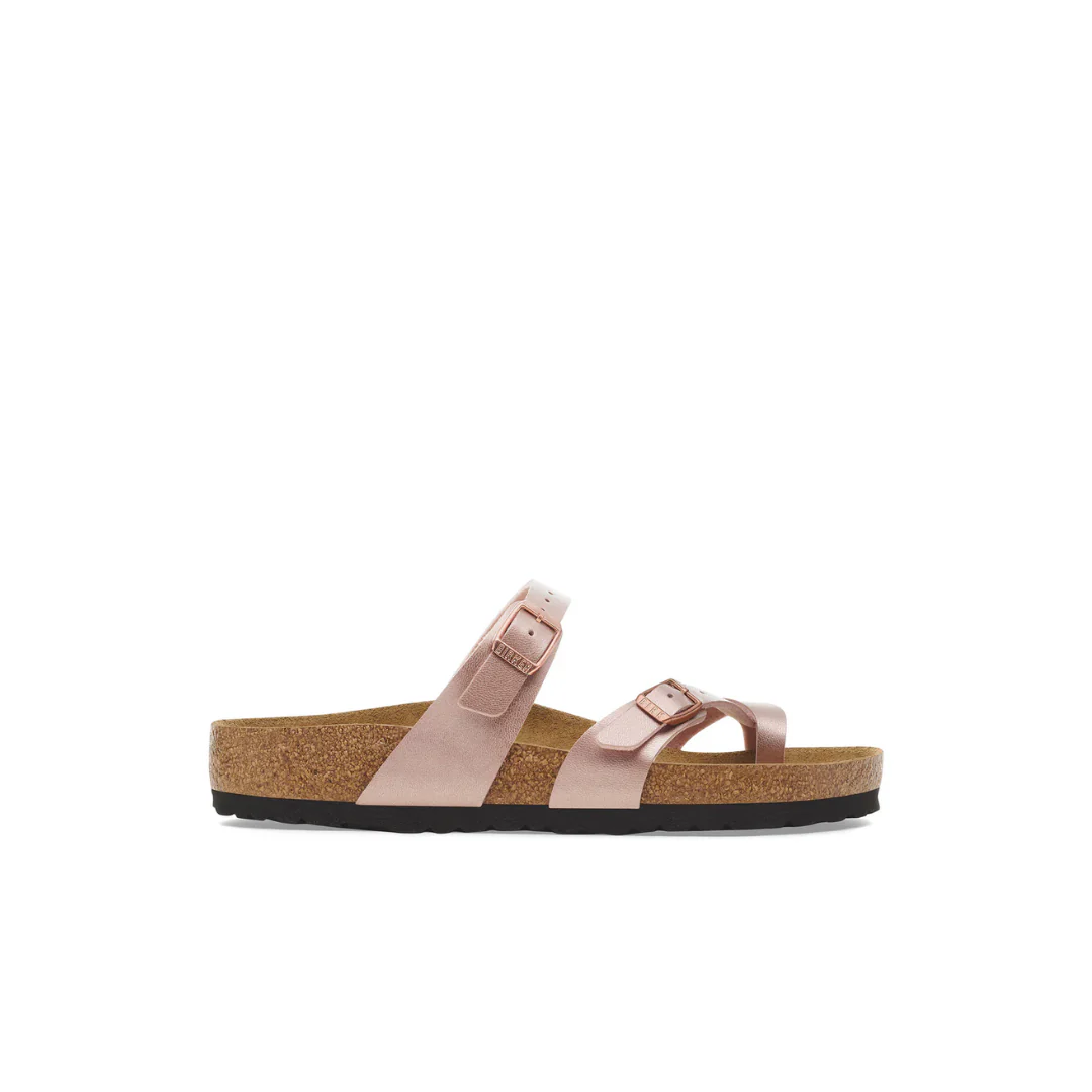 Birkenstock Mayari Birko-Flor Metallic Copper Sandals