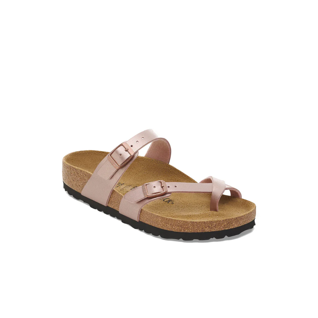 Birkenstock Mayari Birko-Flor Metallic Copper Sandals - Image 4