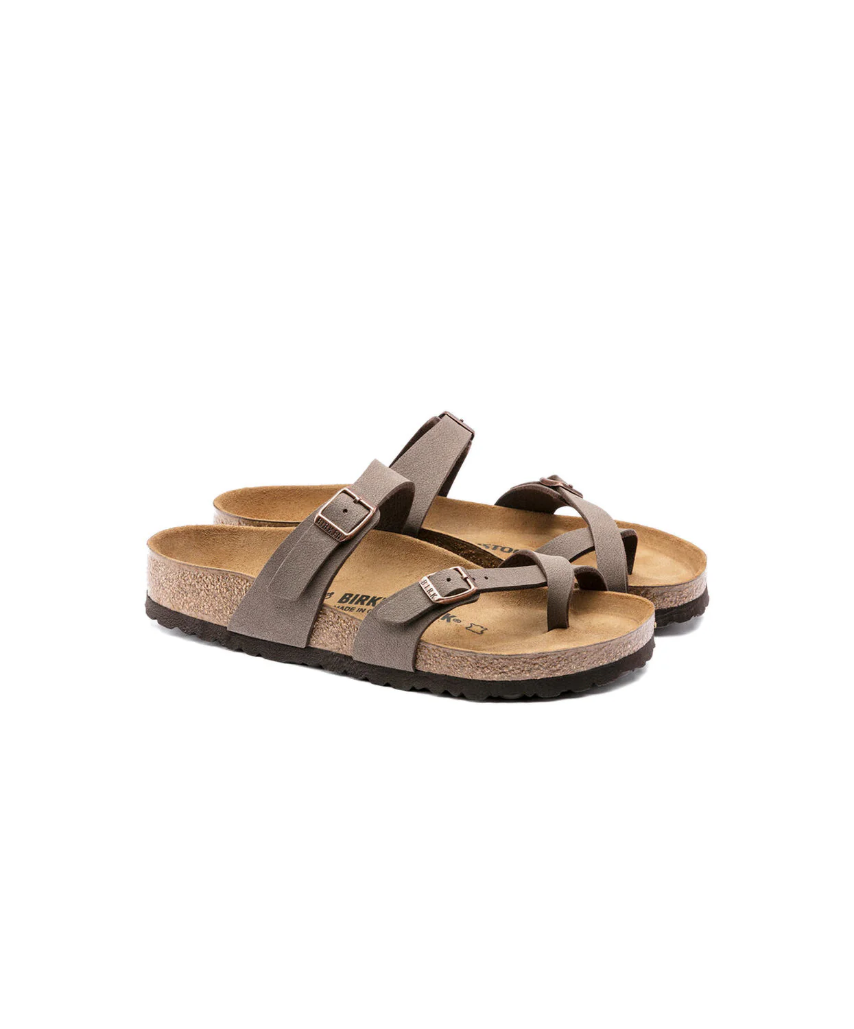 Birkenstock Mayari BirkiBuc Mocca Sandals - Image 4
