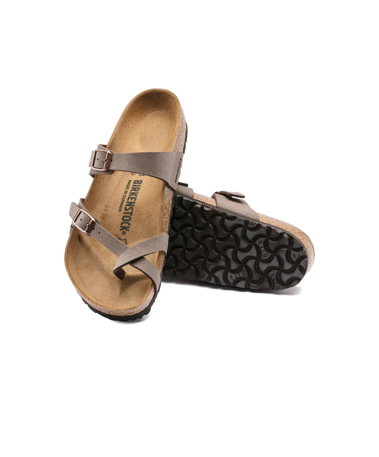 Birkenstock Mayari BirkiBuc Mocca Sandals - Image 5