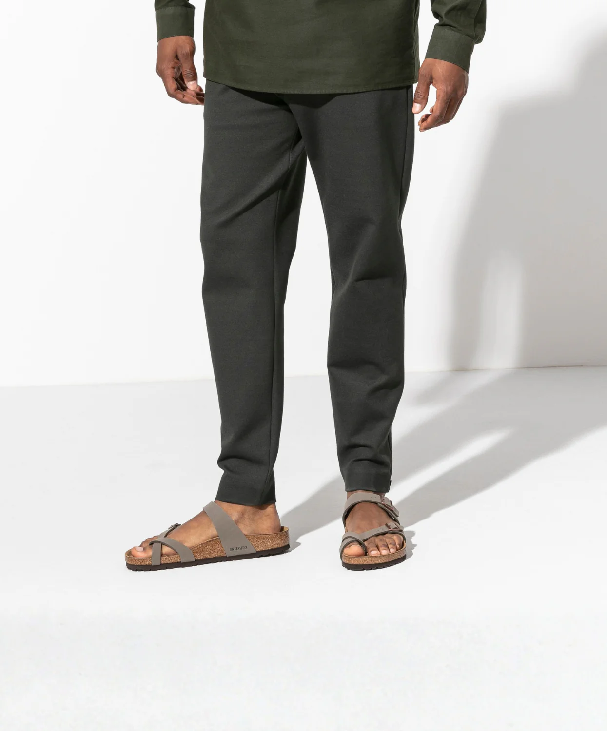 Birkenstock Mayari Birkibuc Stone Sandals - Image 3