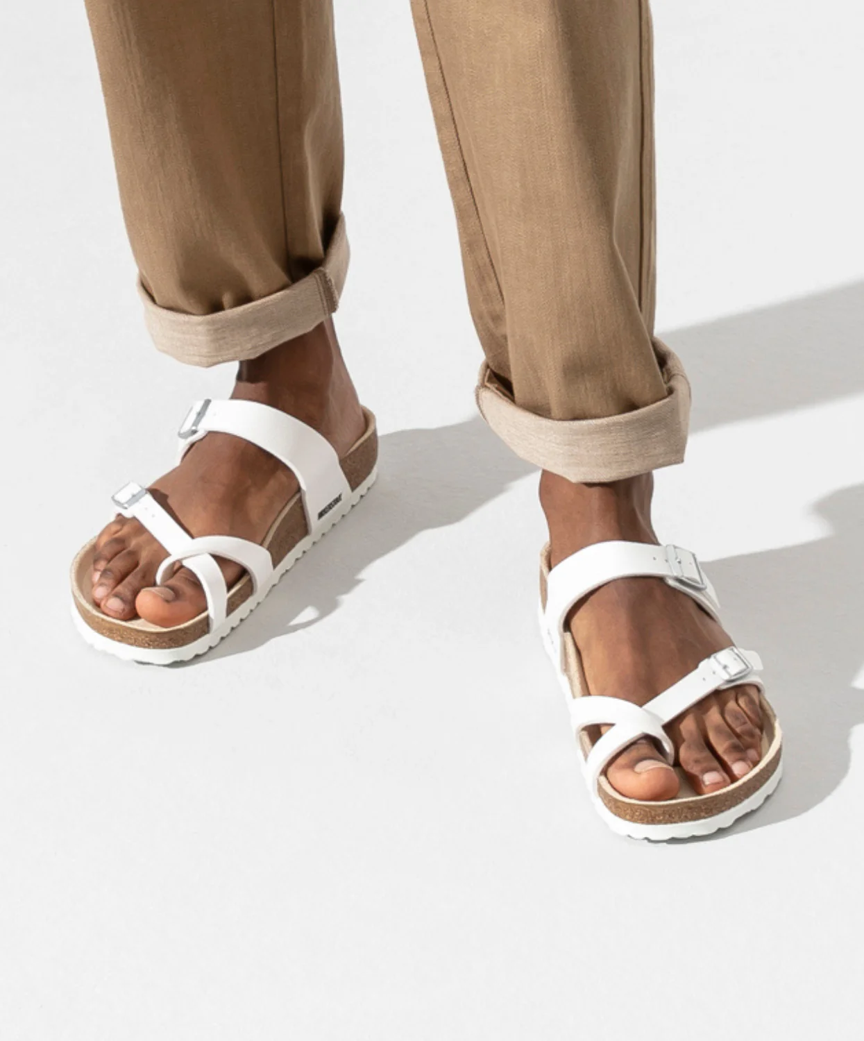 Birkenstock Mayari Birko-Flor White Sandals - Image 2