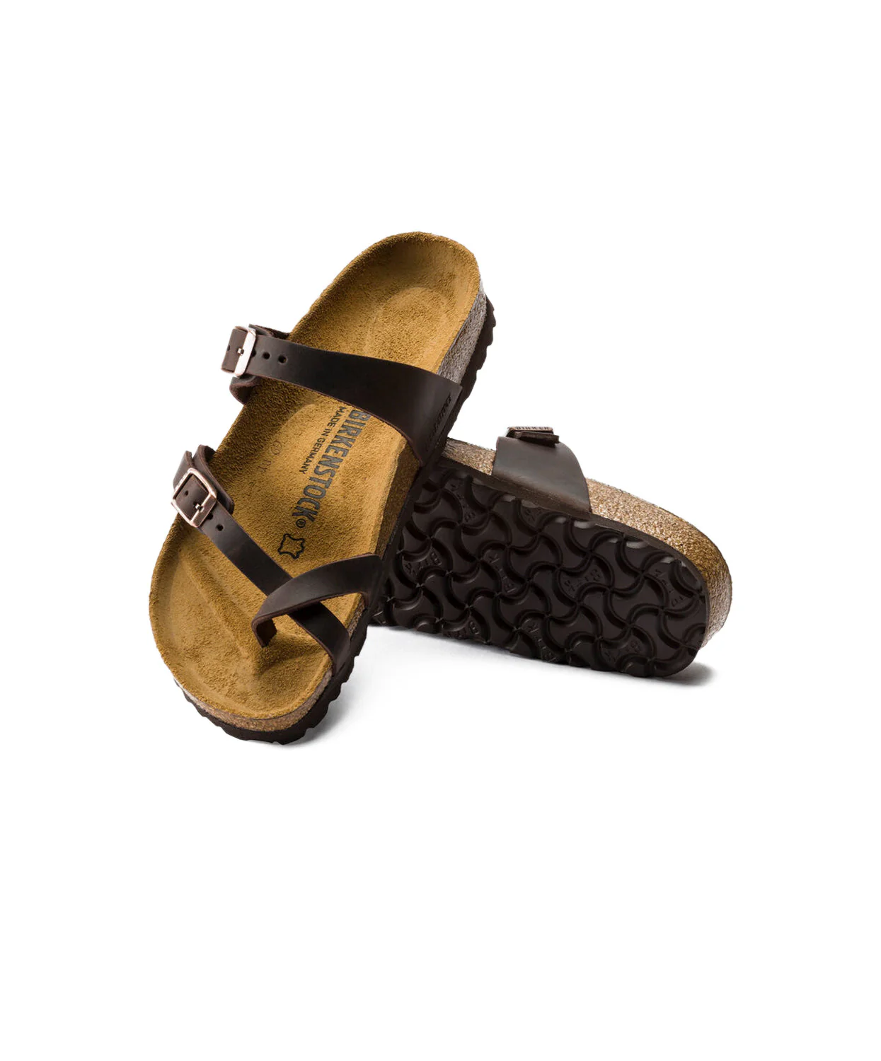 Birkenstock Mayari Oiled Leather Habana Sandals - Image 4