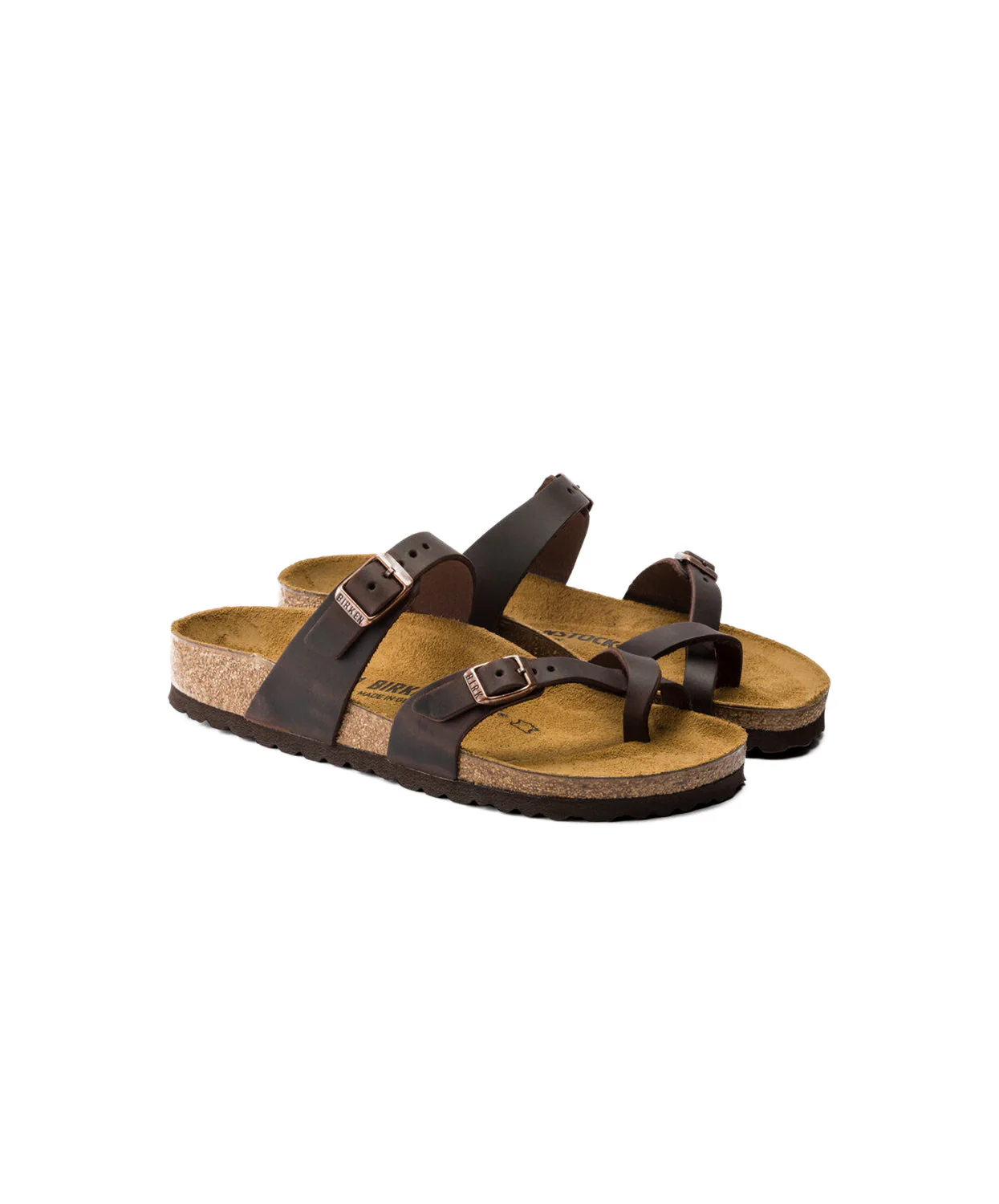Birkenstock Mayari Oiled Leather Habana Sandals - Image 5