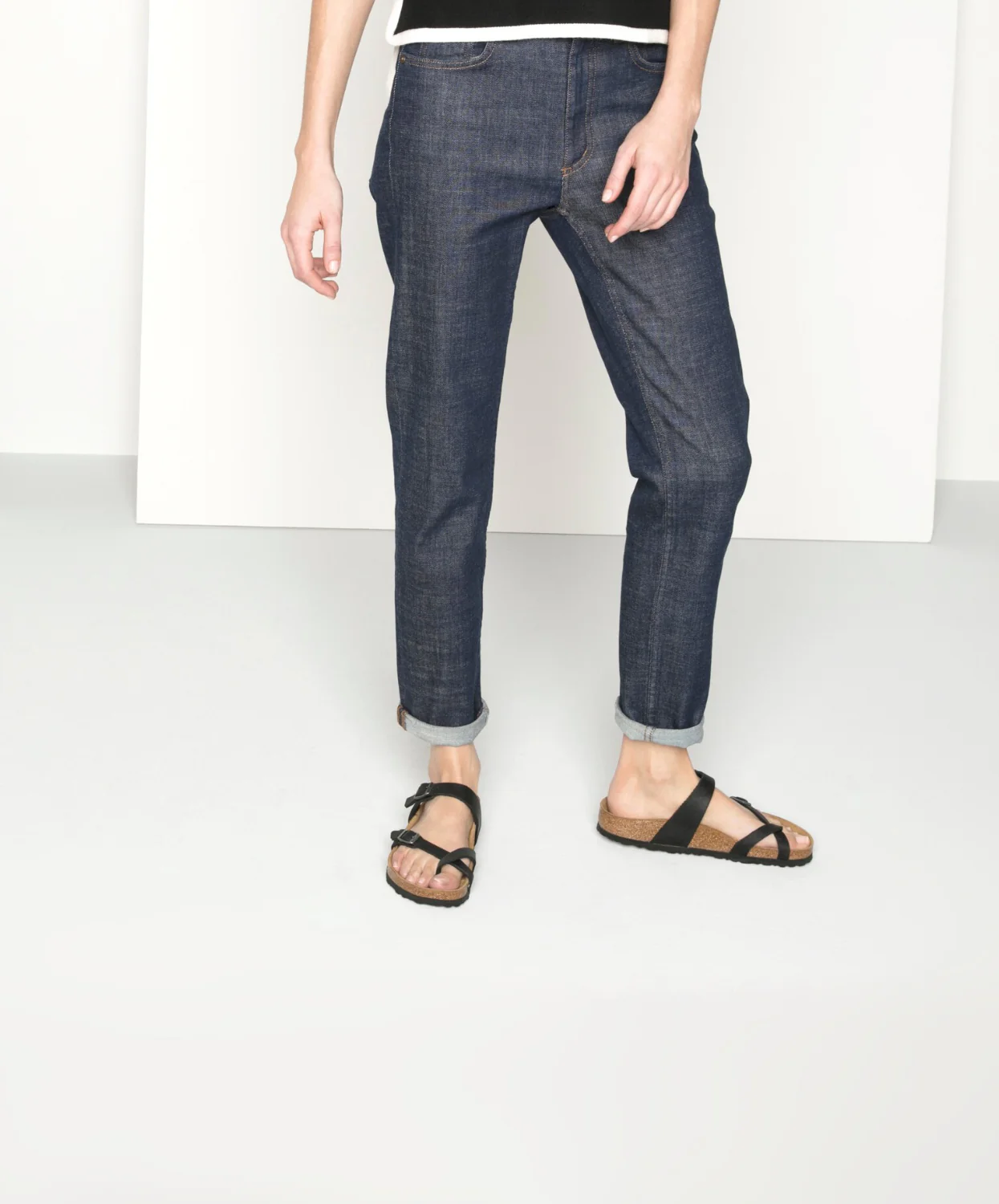 Birkenstock Mayari Oiled Leather Black Sandals - Image 3