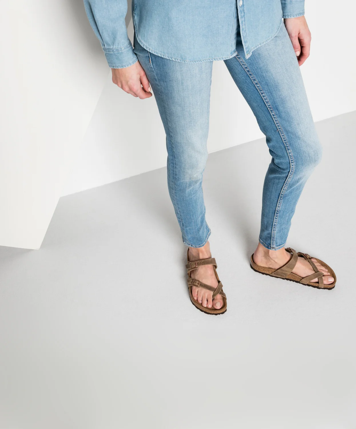 Birkenstock Mayari Oiled Leather Tobacco Brown Sandals - Image 3