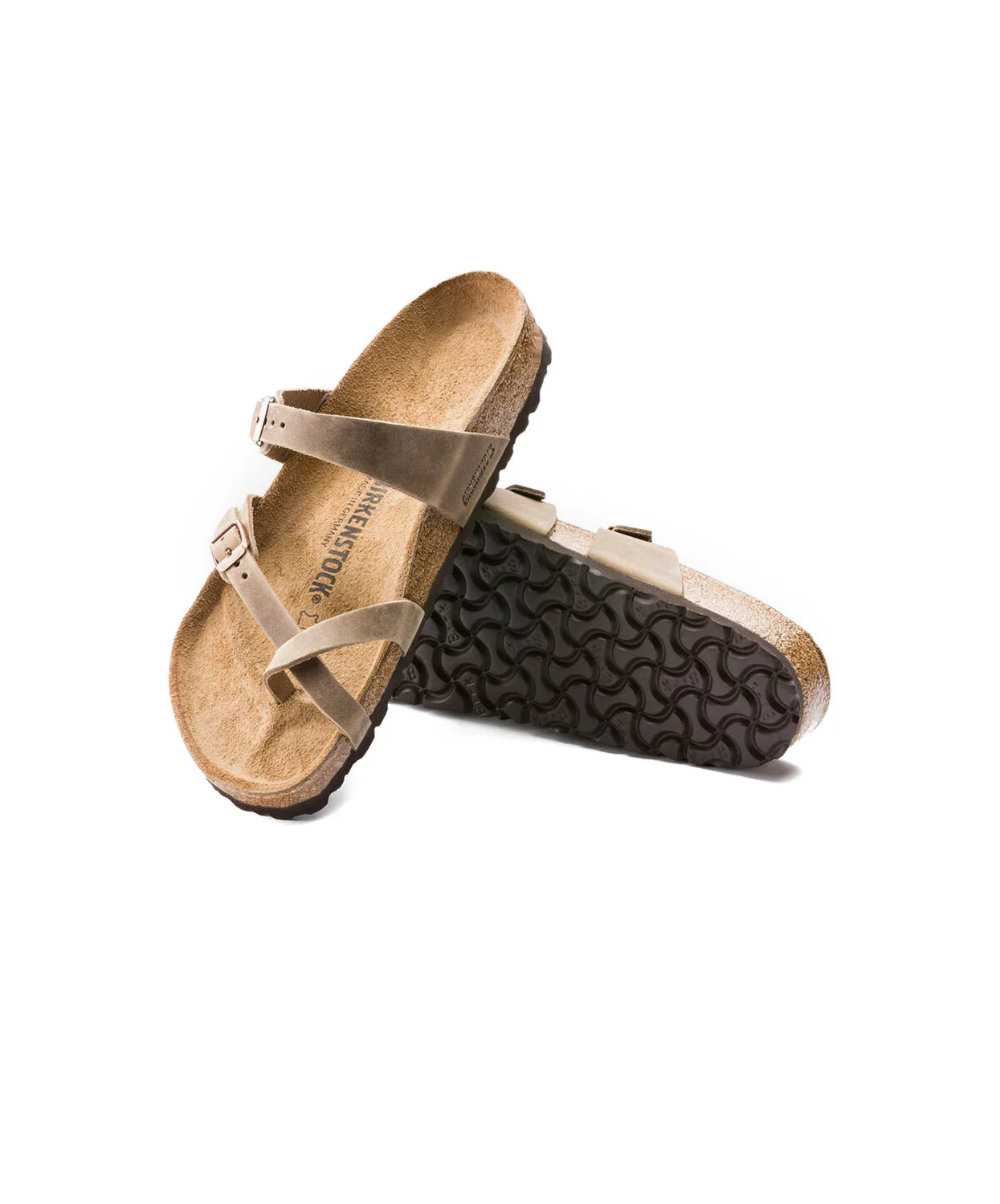 Birkenstock Mayari Oiled Leather Tobacco Brown Sandals - Image 4