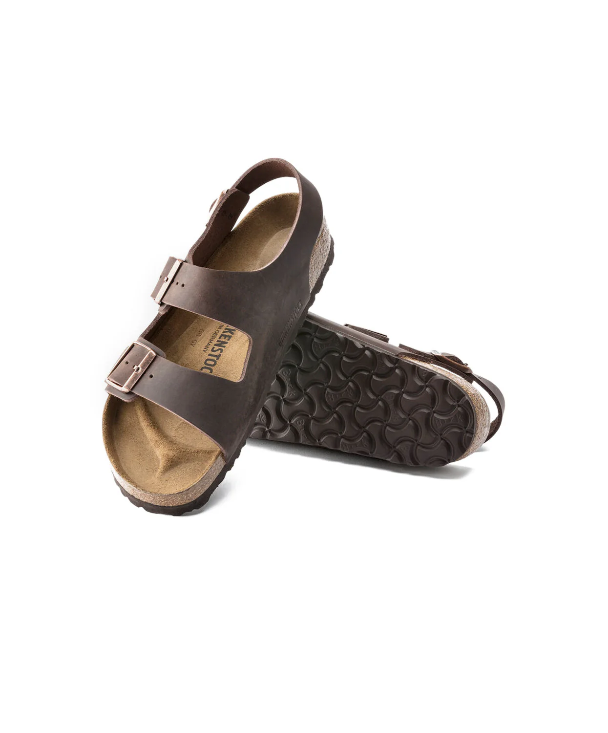Birkenstock Milano Oiled Leather Habana Sandals - Image 4