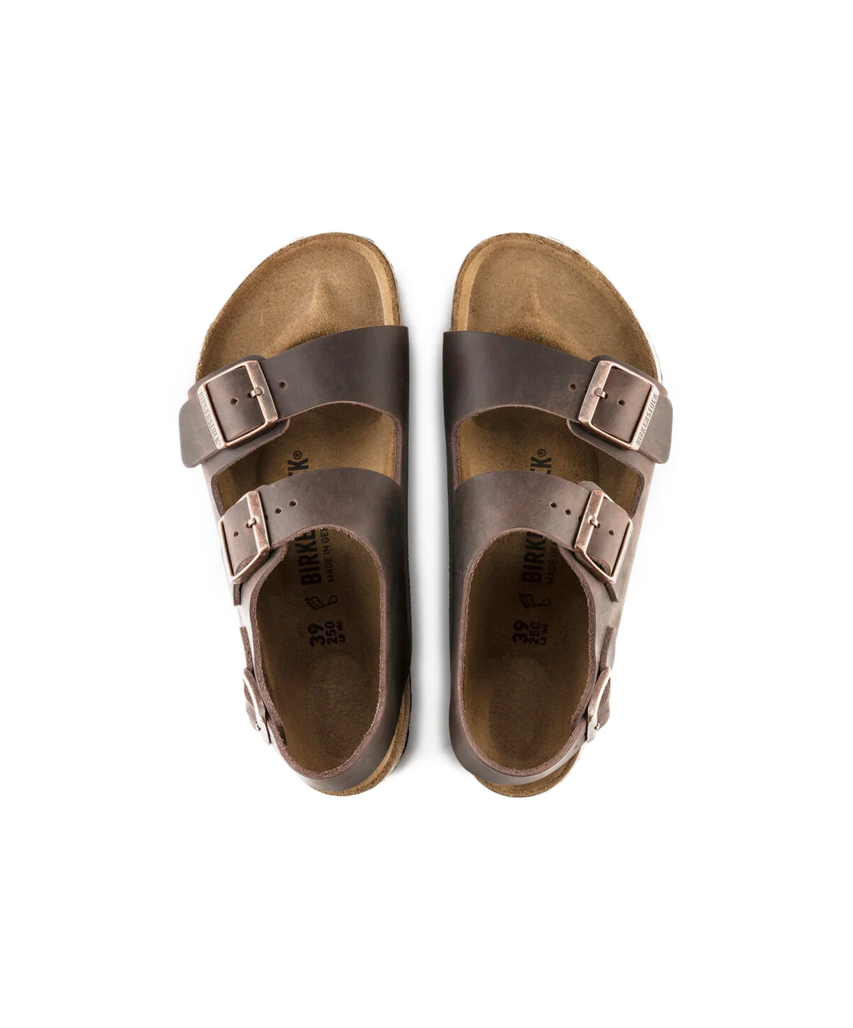 Birkenstock Milano Oiled Leather Habana Sandals - Image 5