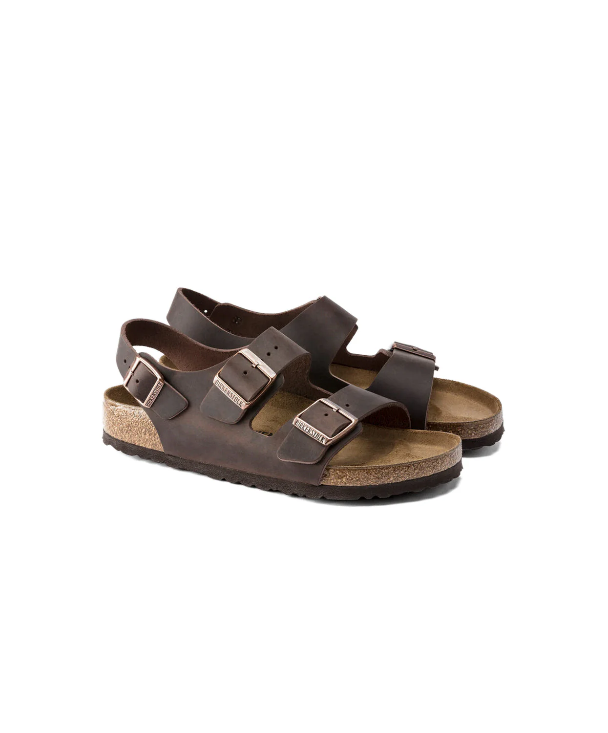 Birkenstock Milano Oiled Leather Habana Sandals - Image 6