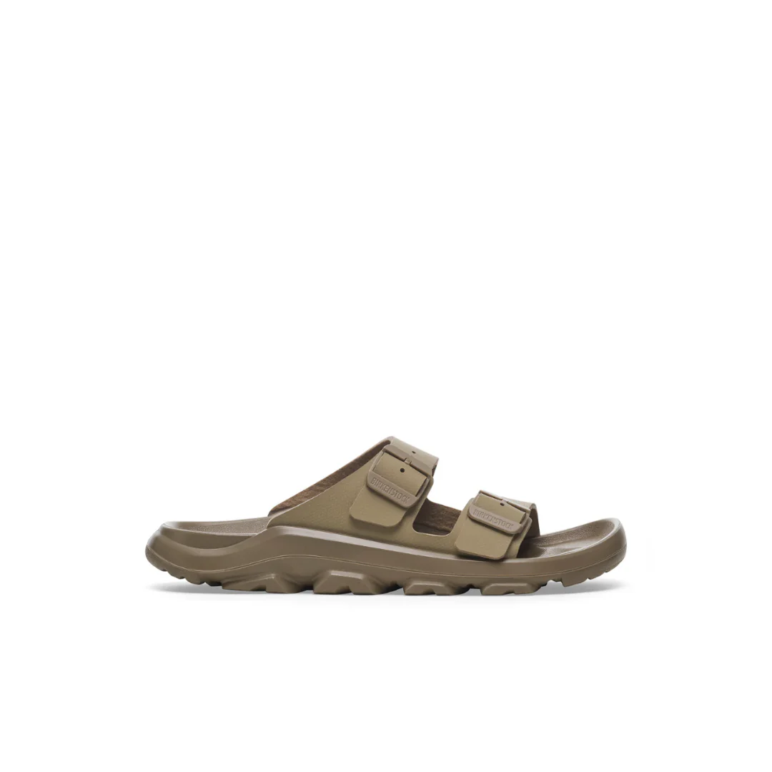 Birkenstock Mogami Terra Stealth 2-Strap Apex Birko-Flor Faded Khaki Sandals