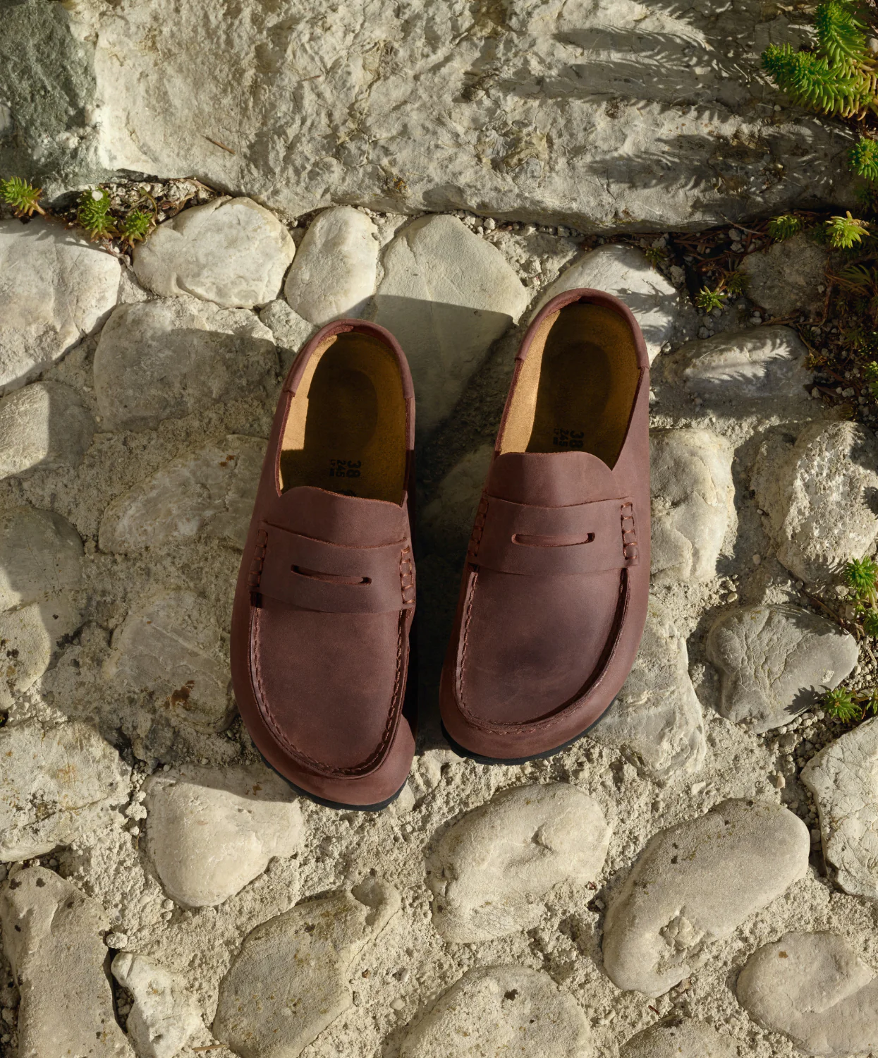 Birkenstock Naples Wrapped Oiled Leather Habana Clogs - Image 3