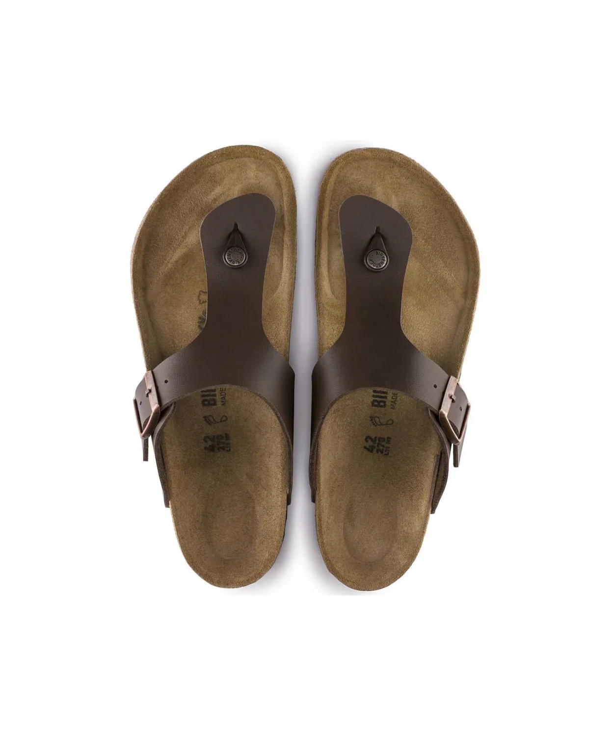 Birkenstock Ramses Birko-Flor Dark Brown Sandals - Image 4