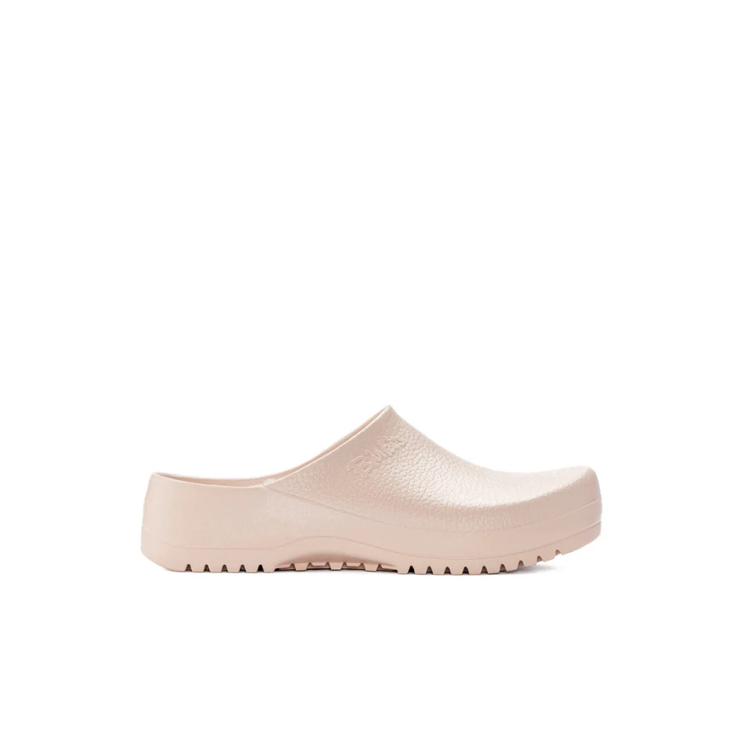 Birkenstock Super Birki PU/Shearling Light Rose Clogs