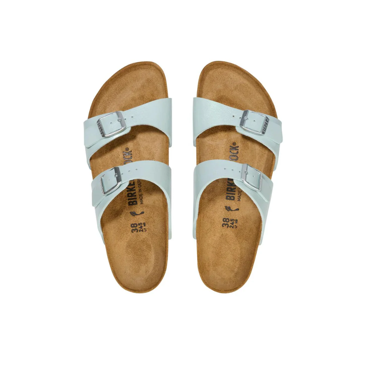 Birkenstock Sydney Birko-Flor Graceful Surf Green Sandals - Image 5