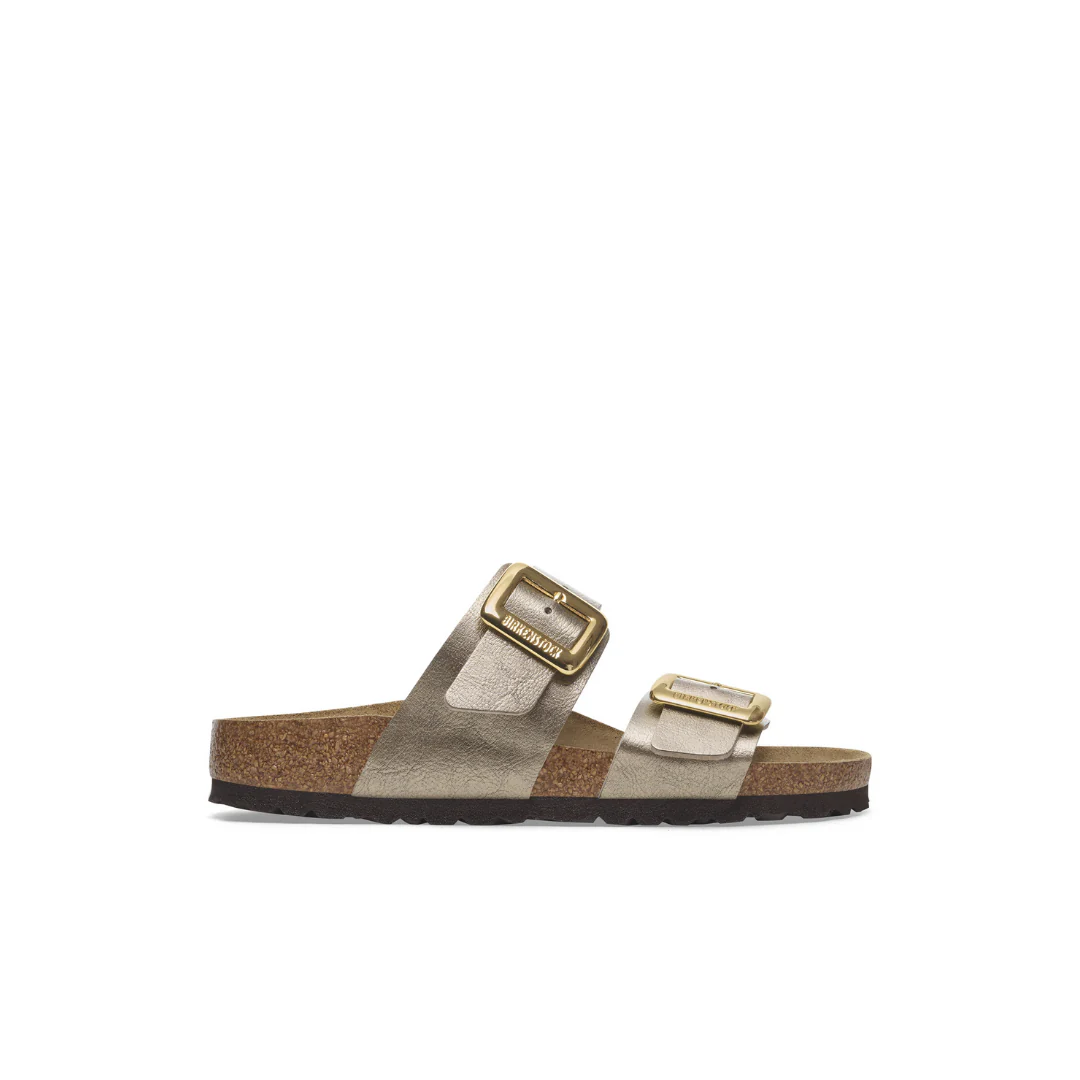 Birkenstock Sydney Cushion Buckle Birko-Flor Graceful Taupe Sandals