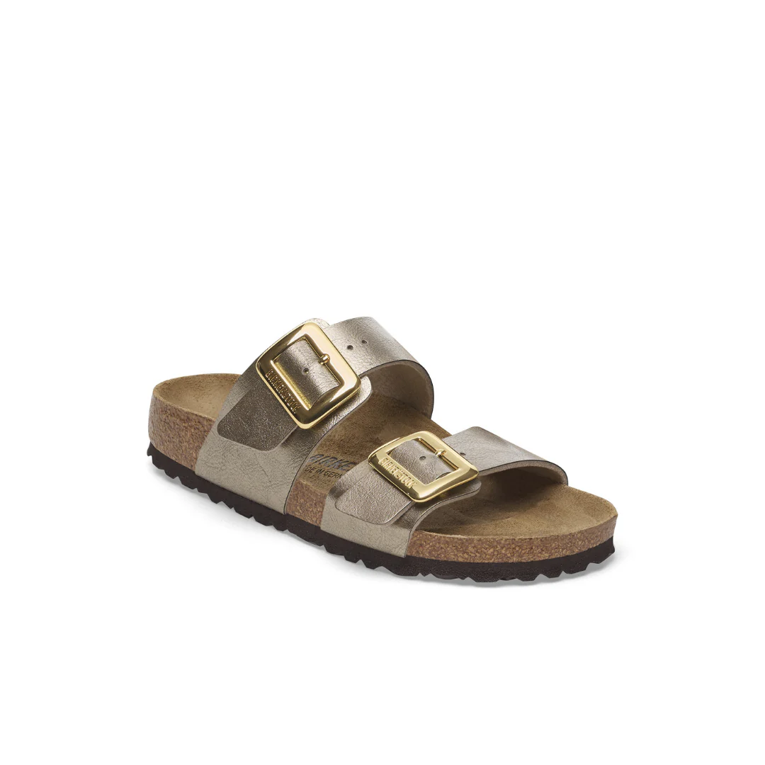Birkenstock Sydney Cushion Buckle Birko-Flor Graceful Taupe Sandals - Image 4