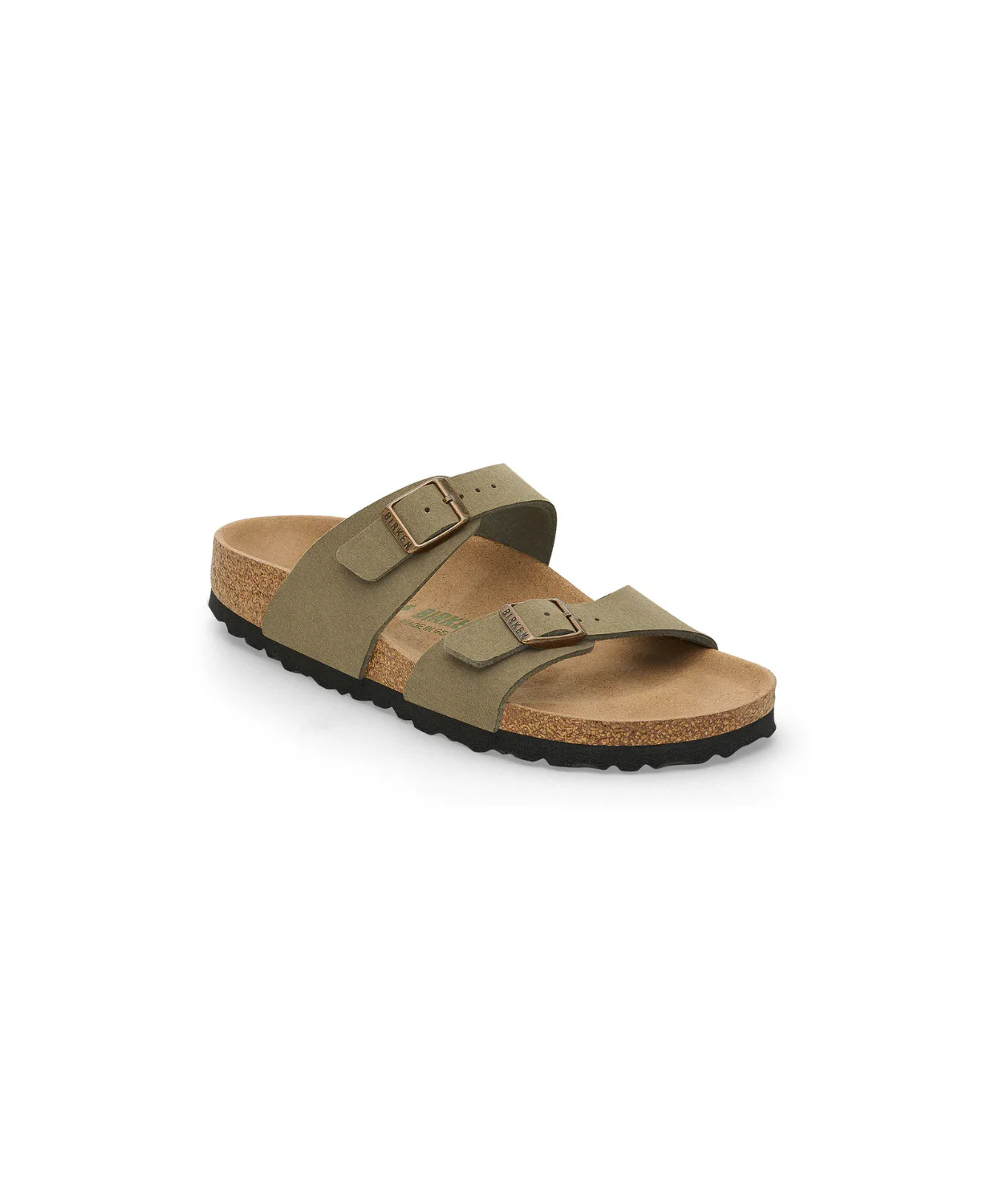 Birkenstock Sydney Synthetic Pine Green Vegan Sandals - Image 4