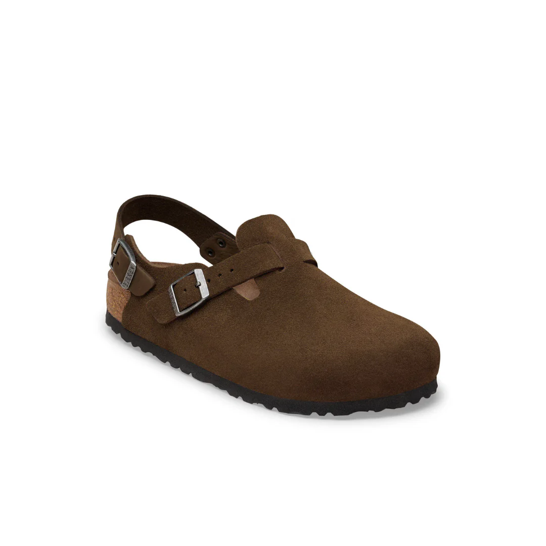 Birkenstock Tokio Suede Leather Carafe Clogs - Image 4
