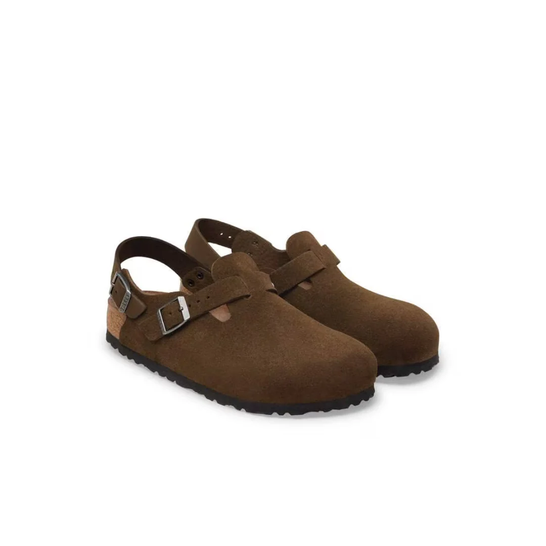 Birkenstock Tokio Suede Leather Carafe Clogs - Image 7