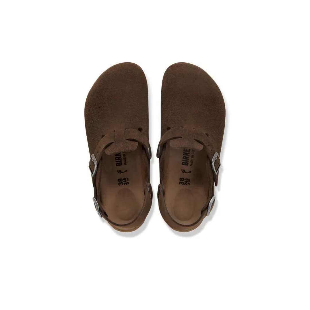 Birkenstock Tokio Suede Leather Carafe Clogs - Image 8