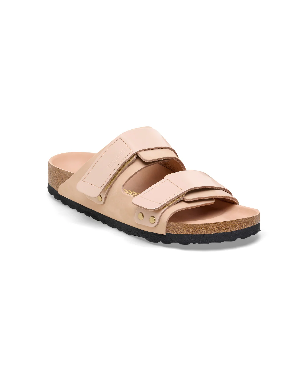 Birkenstock Uji High Shine Nubuck Leather New Beige Sandals - Image 4