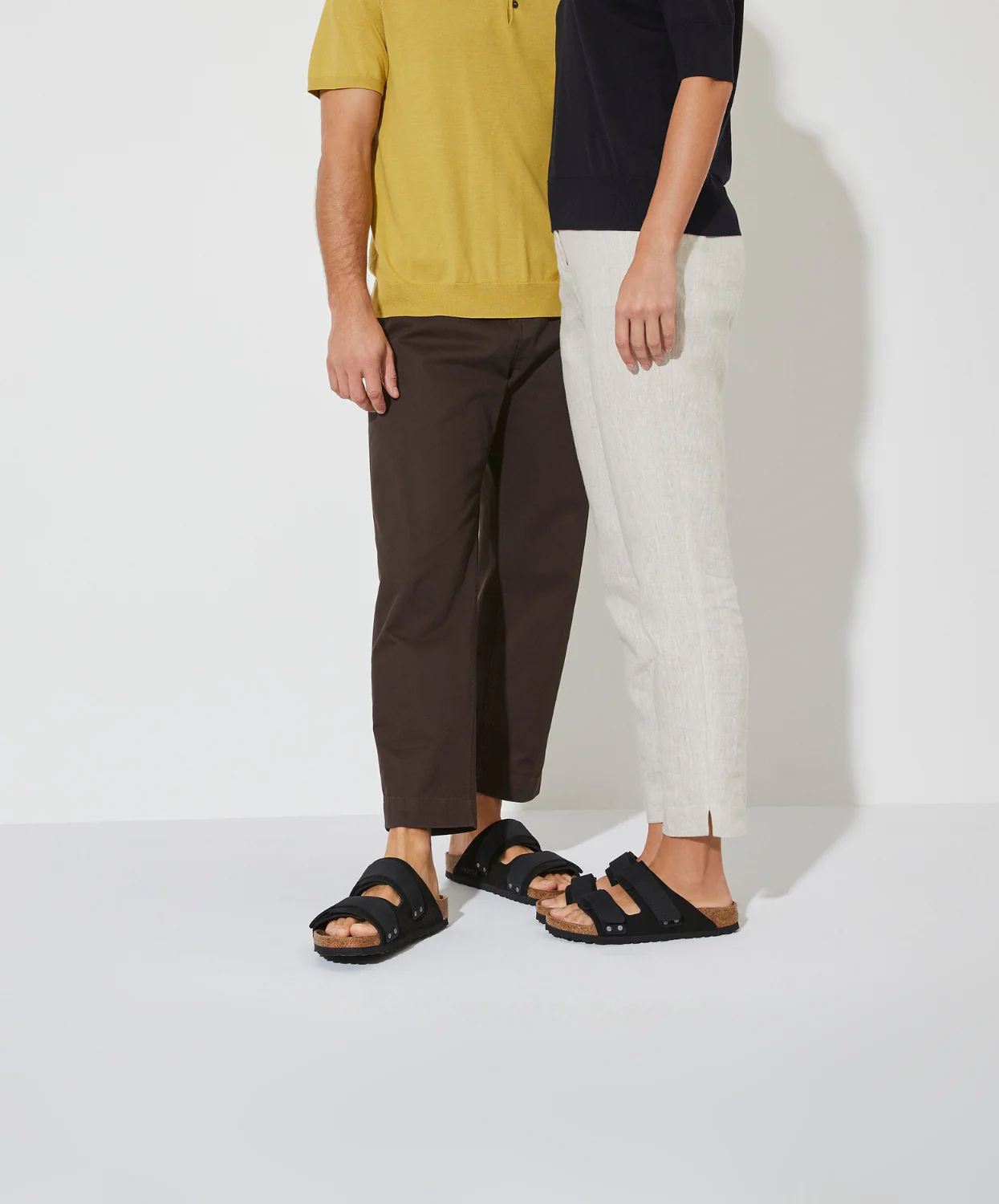 Birkenstock Uji Suede/Nubuck Leather Black Sandals - Image 3