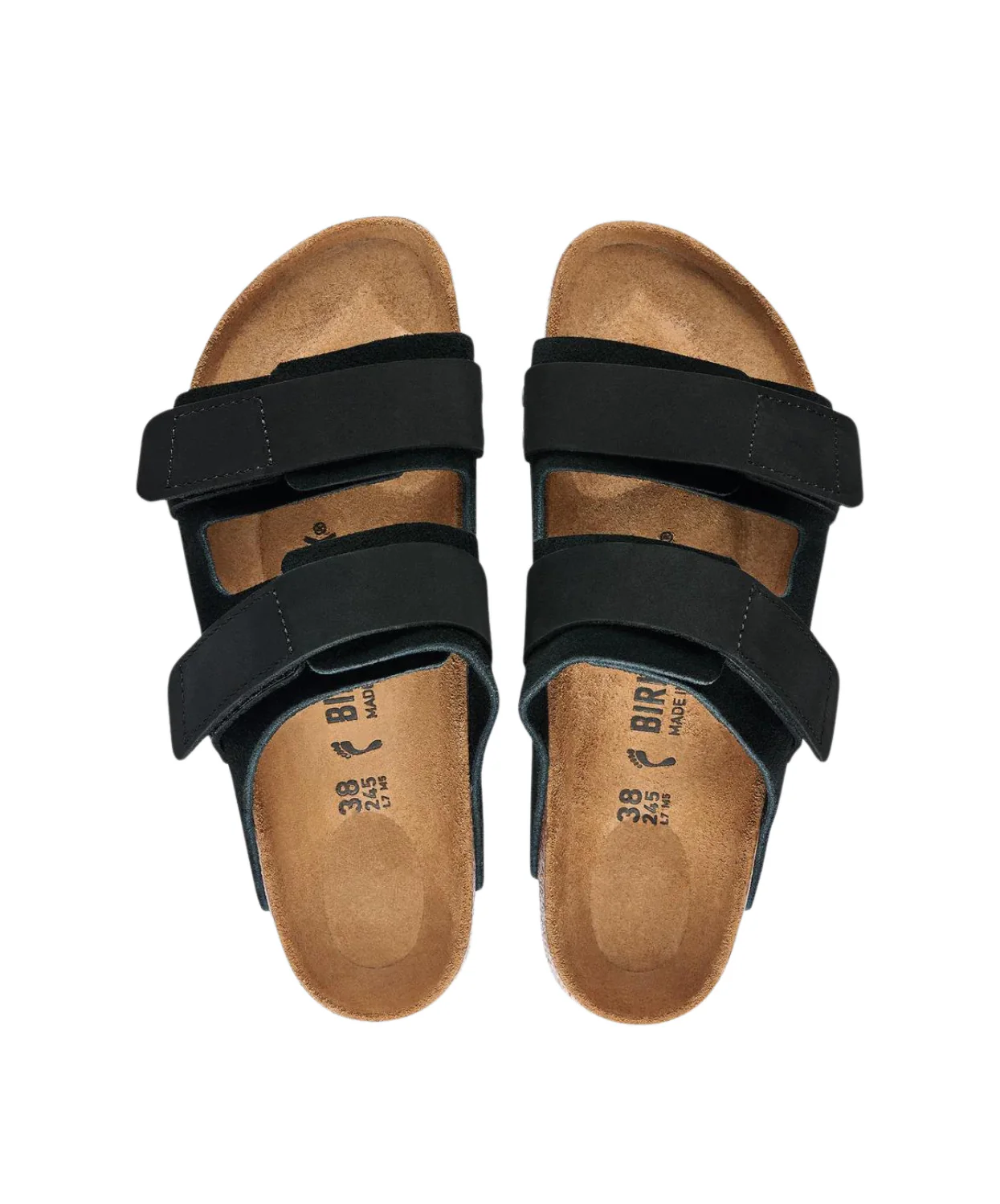 Birkenstock Uji Suede/Nubuck Leather Black Sandals - Image 4